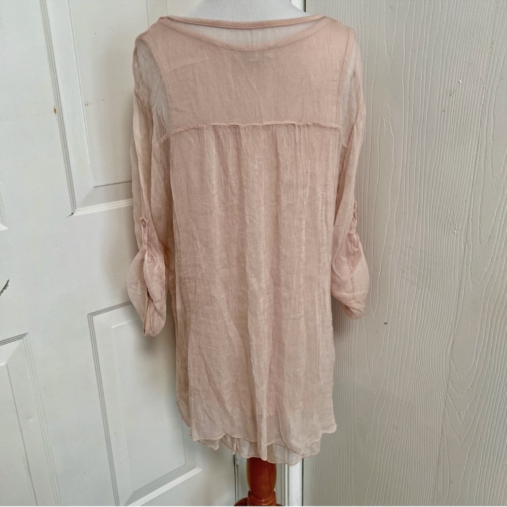 Bellambia Overlay Silk Top E4 - Picture 6 of 8